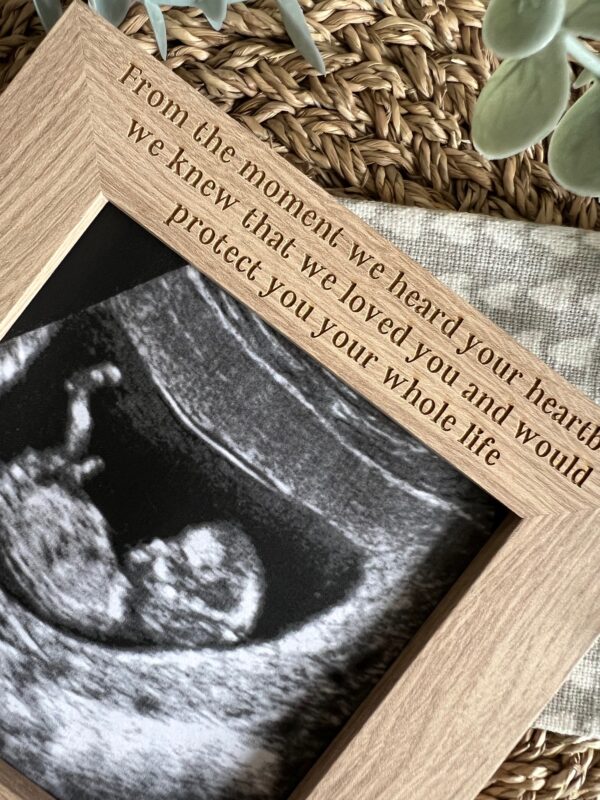 Love & Protect You Baby Scan Frame - Image 2
