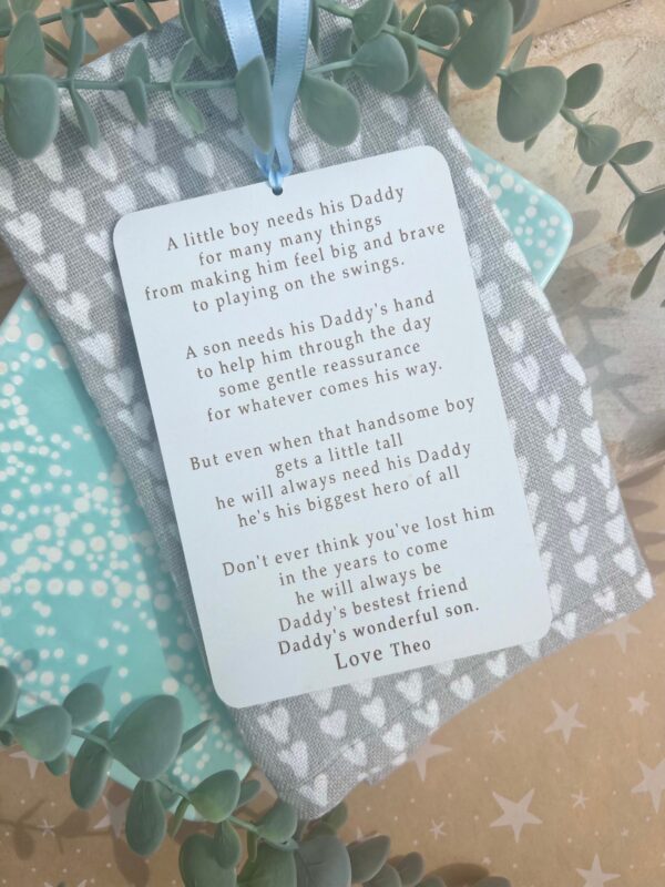 A Son Needs His Daddy Hanging Plaque(WH) - Image 2