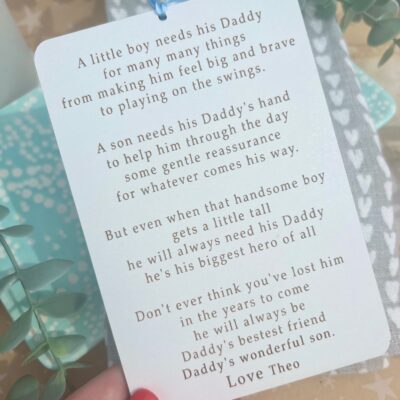 A Son Needs His Daddy Hanging Plaque(WH)