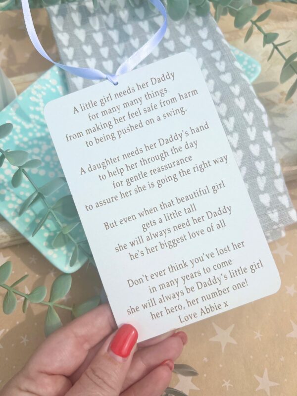 A Daughter Needs Her Daddy Hanging Plaque (WH)
