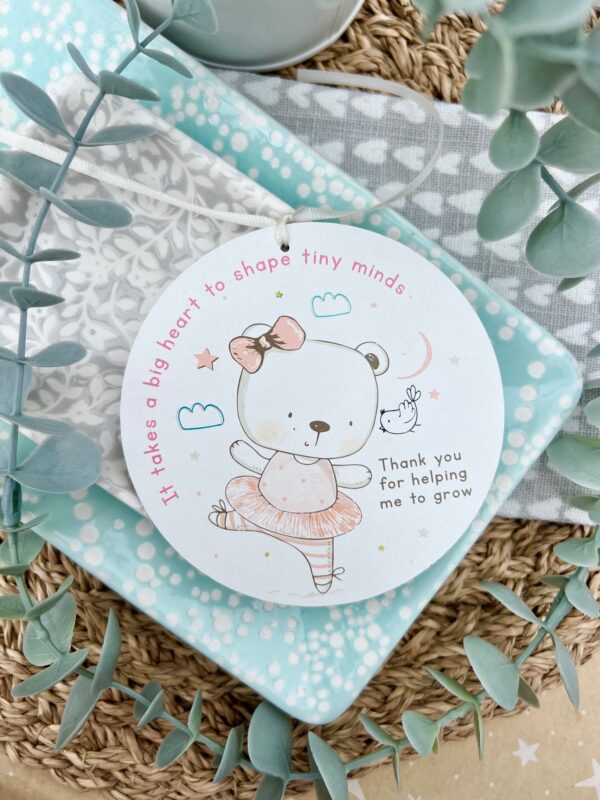Big Heart Shape Tiny Minds Teacher Gift, Thank You Teacher Gift (PR) - Image 2
