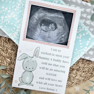 Bunny Grandparent Gift From Bump MAGNET Scan Frame Decoration (PR)