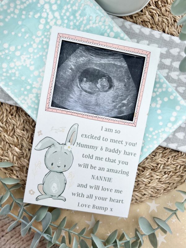 Bunny Grandparent Gift From Bump MAGNET Scan Frame Decoration (PR)