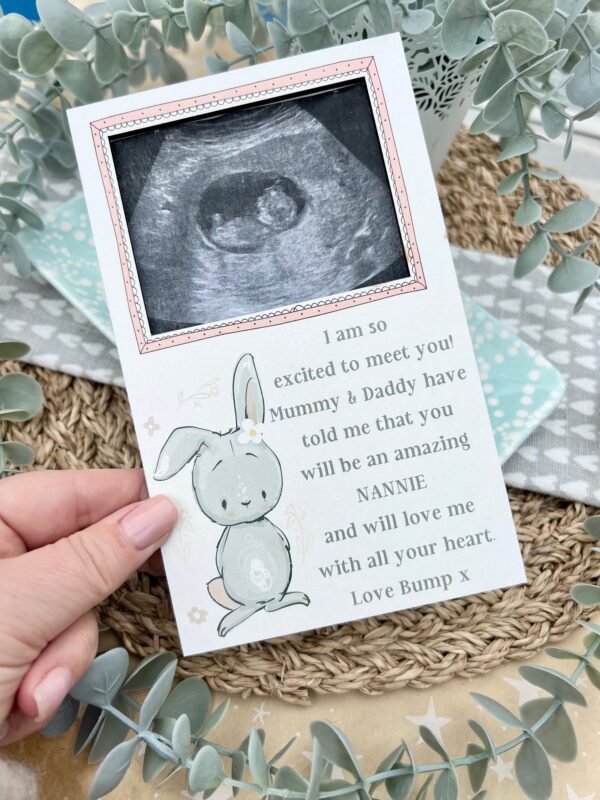 Bunny Grandparent Gift From Bump MAGNET Scan Frame Decoration (PR) - Image 2