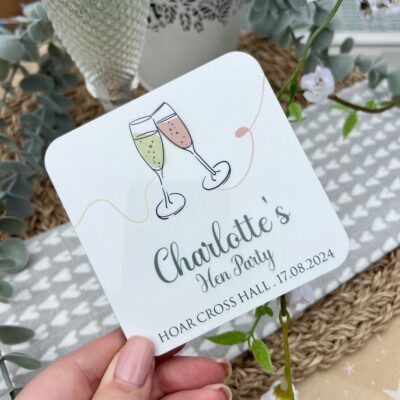 Hen Party Personalised Coaster