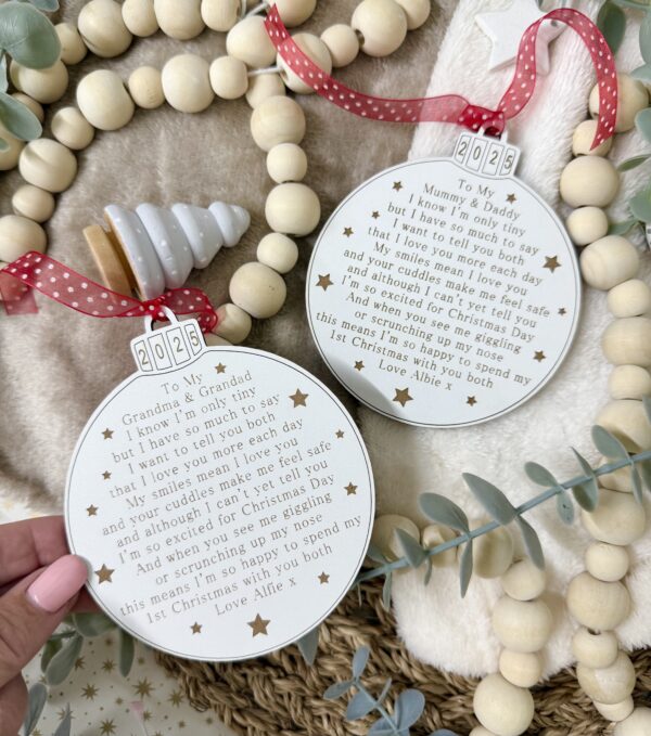 BOTH My First Christmas With You Decoration 2
