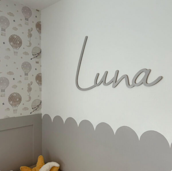 Personalised Wooden Name Sign - Custom Wall Art - Image 5