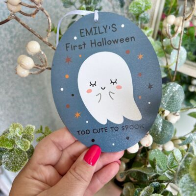 To Cute To Spook Personalised Halloween Decoration - 1st Halloween (PR)