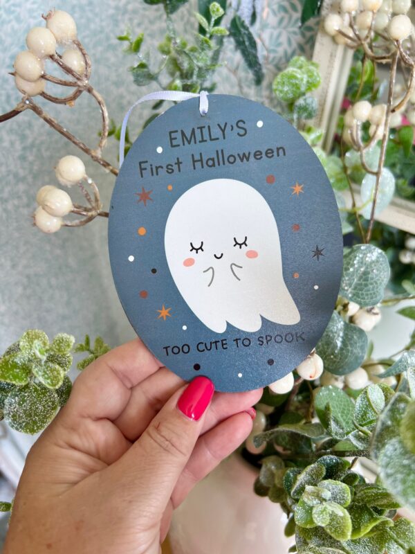 To Cute To Spook Personalised Halloween Decoration - 1st Halloween (PR)
