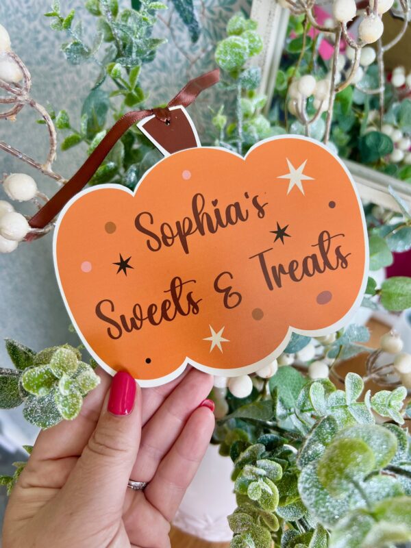 Trick or Treat Bag Tag Name (PR)