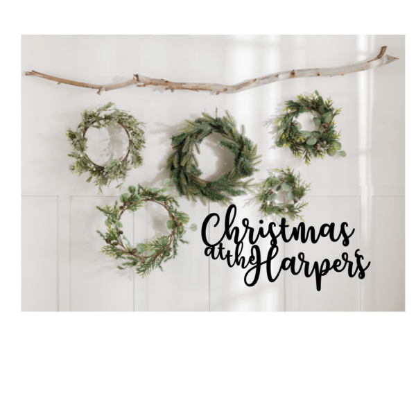 Christmas At Our House Decorative Wooden Sign - Personalised Family Christmas Wall Art - Image 11