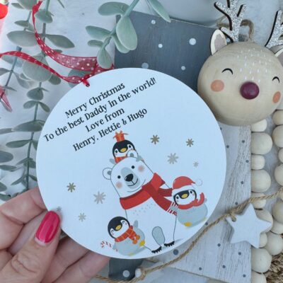 Best Daddy Penguin Decoration