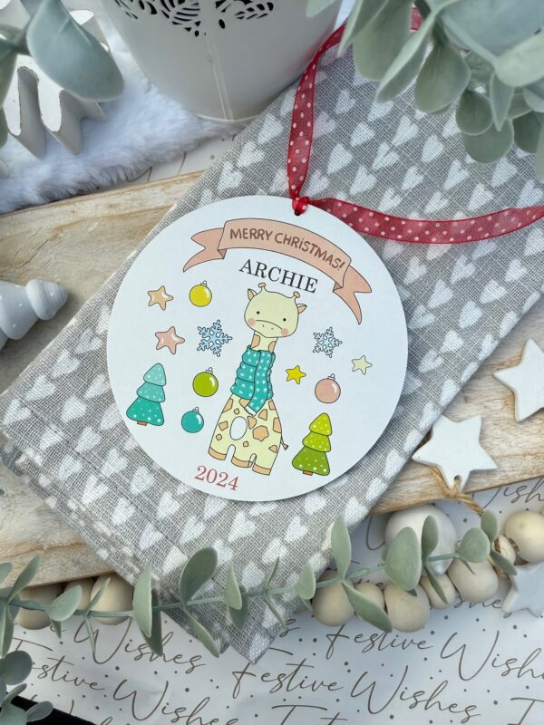 Merry Christmas To You Personalised Christmas Decoration (PR) - Image 2