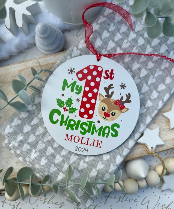 It's My 1st Christmas Personalised Christmas Ornament (PR)