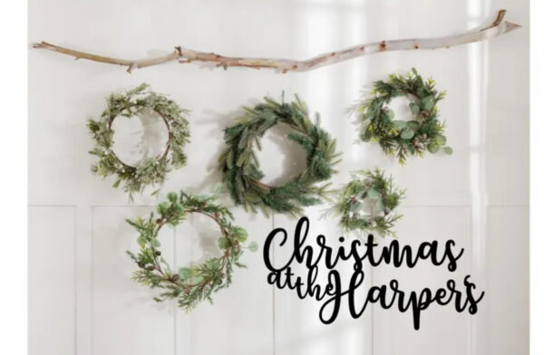 Christmas At Our House Decorative Wooden Sign - Personalised Family Christmas Wall Art - Image 12