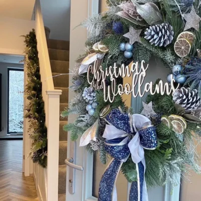 CHRISTMAS at Personalised SIGN (only) Wood Sign For Christmas Decor