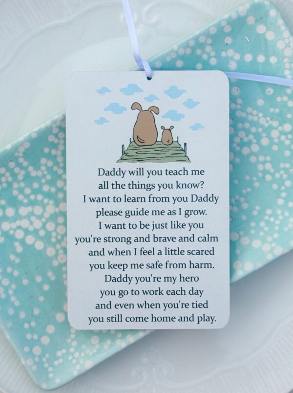 Daddy Will You Teach Me Hanging Plaque Sign (PR) - Image 3