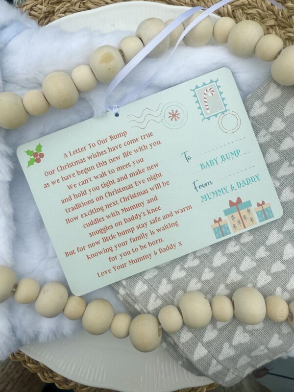 Christmas With You Baby Bump Pregnancy Decoration (PR) - Image 5