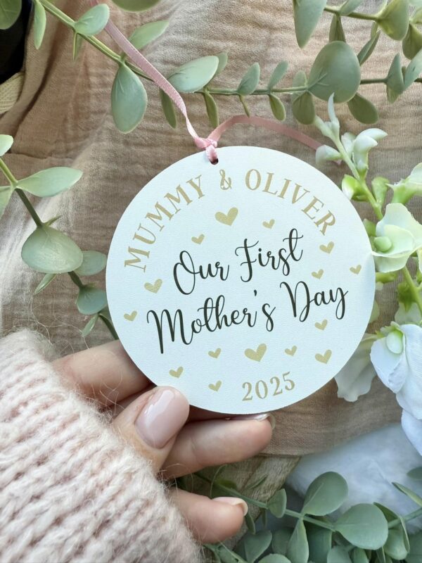 2025 Our First Mother's Day Mummy Mummy Plaq (PR)