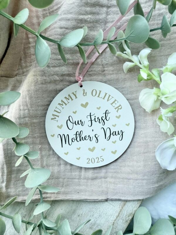2025 Our First Mother's Day Mummy Mummy Plaq (PR) - Image 2