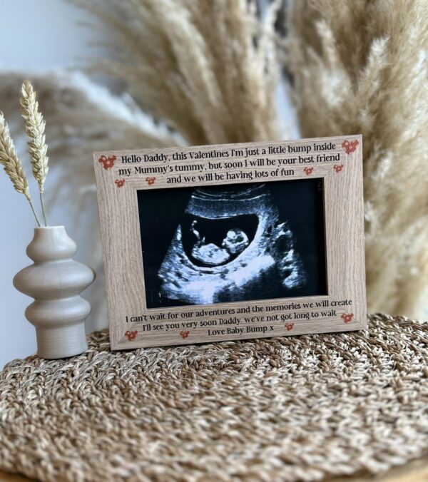 Valentines Scan Photo Frame I Love You Daddy To Be (PR) - Image 3