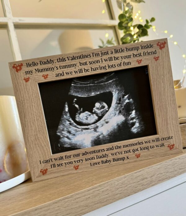 Valentines Scan Photo Frame I Love You Daddy To Be (PR) - Image 4