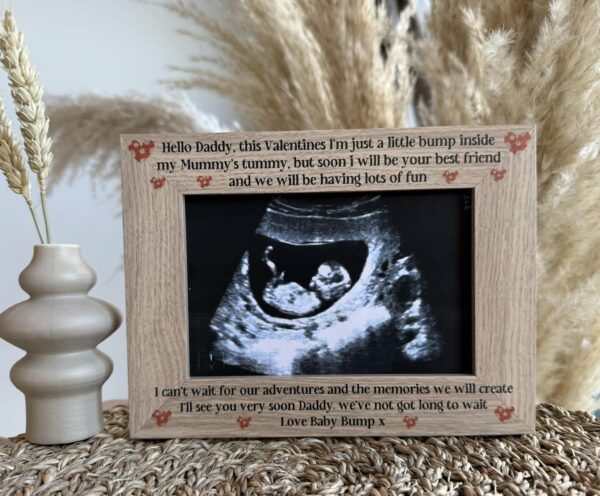 Valentines Scan Photo Frame I Love You Daddy To Be (PR) - Image 5
