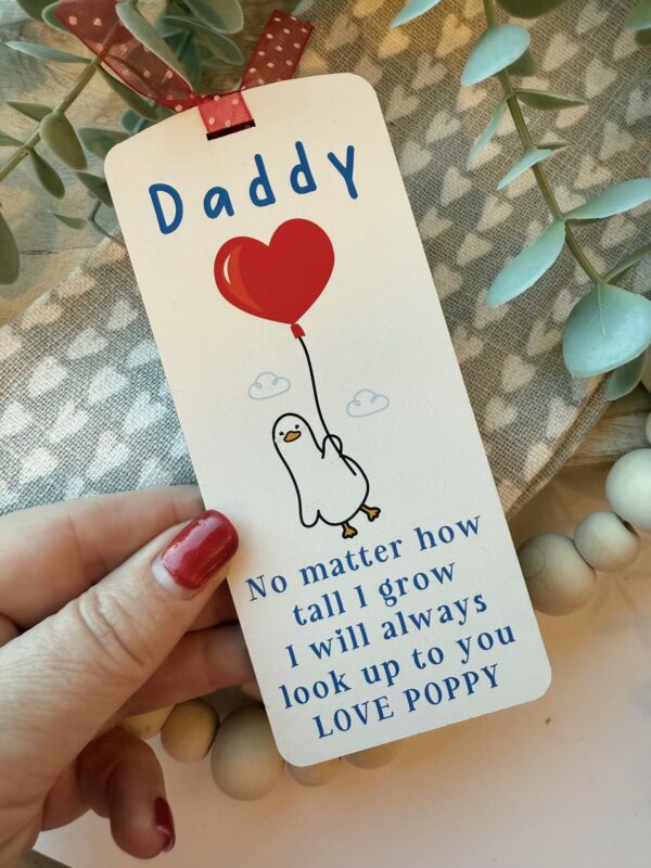 Personalised Bookmark I Will Always Look Up To You (PR) - Image 2
