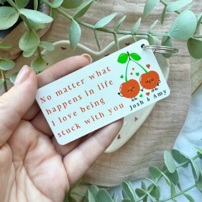No Matter What Cherry Keyring (PR)