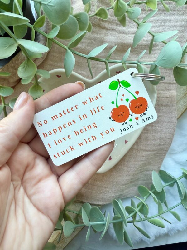 No Matter What Cherry Keyring (PR)