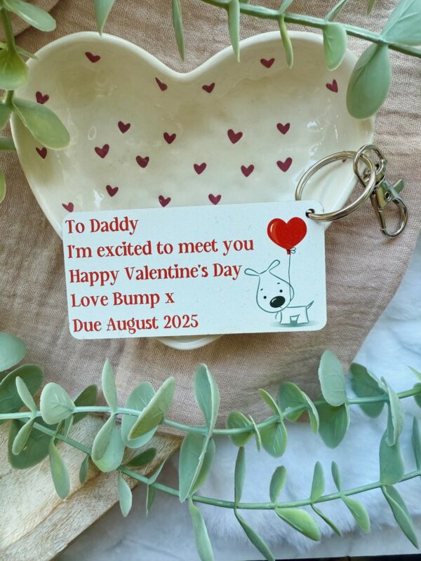 DADDY To Be Valentine's I'm Excited To Meet You Keyring (PR) - Image 2