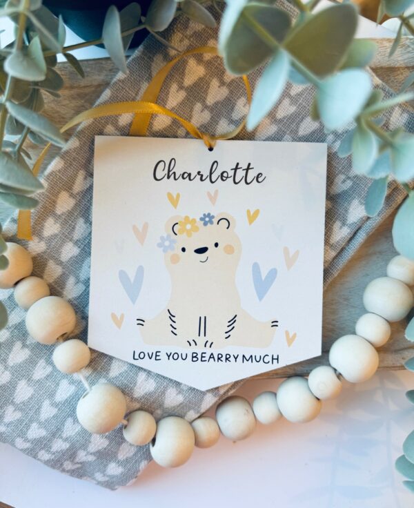 Personalised I Love You Bearry Much Plq (PR) - Image 2