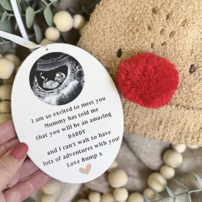 ADD Your Own Scan Picture DADDY To Be Christmas Decoration (PR) 3