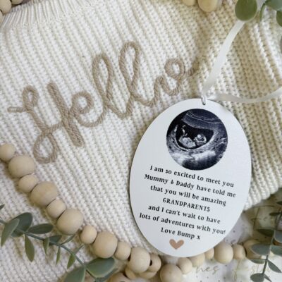 ADD Your Own Scan Picture GRANDPARENTS To Be Christmas Decoration (PR) 2
