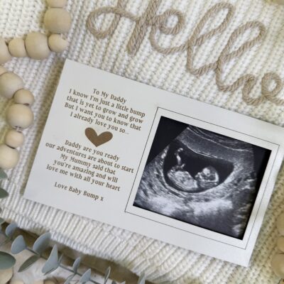Magnet Scan Frame Decoration Daddy To Be Gift From Bump (WH) 2
