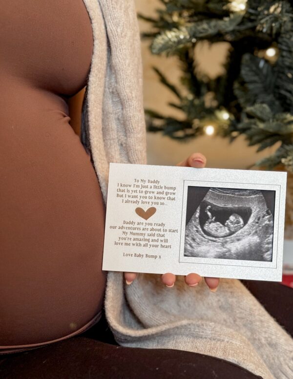 Magnet Scan Frame Decoration Daddy To Be Gift From Bump (WH) 4
