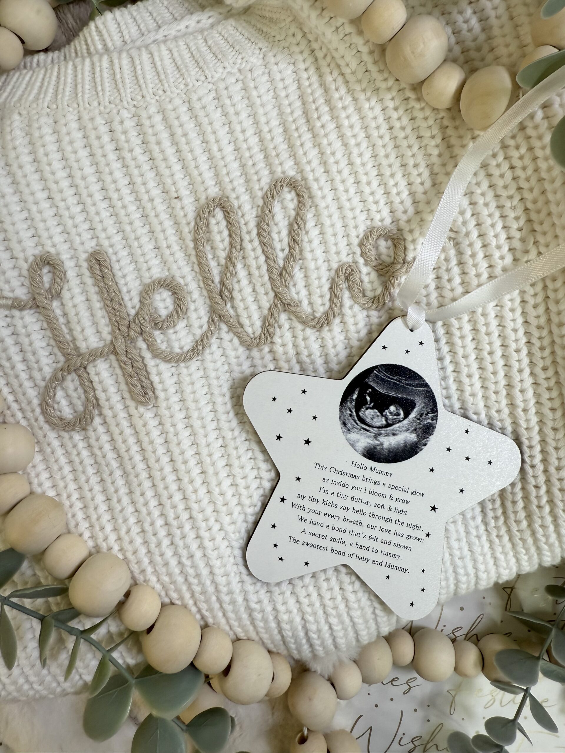 Sweetest Bond Baby & Mummy To Be Scan Photo Decoration (PR) 2